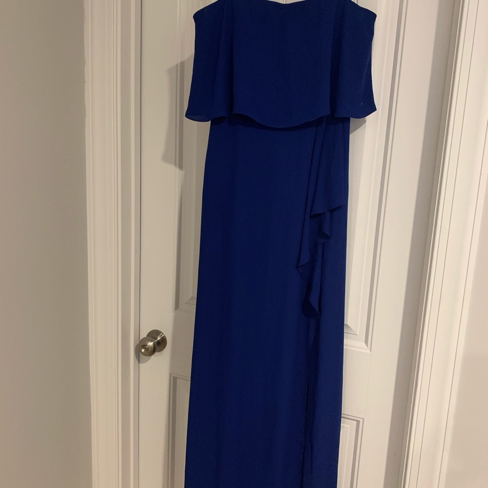 Formal navy BCBG dress